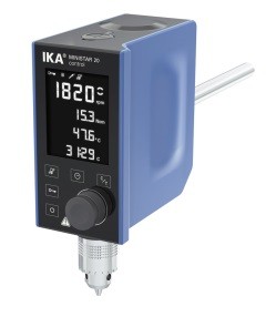 Мешалка верхнеприводная, до 20 л по воде, до 500 об/мин, Microstar 30 control, IKA (аналог арт. 8033100100+18900071+18900258, Китай)