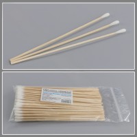 Тампон-зонд МиниМед нестерильный, зонд дерево, тампон вискоза, ТУ 32.50.50-035-29508133-2020, уп.100 шт