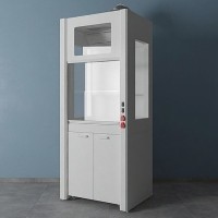 Шкаф вытяжной панорамный ЛК-900 ШВД (Нерж. сталь)