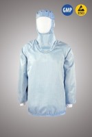 Куртка для чистых помещений, с капюшоном, без застежки, ЛТО