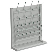 Сушилка 500x150x550 настенная, серый металл