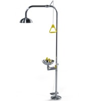 Аварийный душ для глаз и тела с раковиной, DION