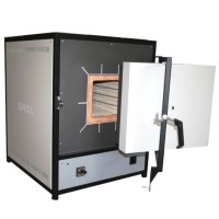 SNOL 15/1300 универсальная лабораторная электропечь с керамической камерой (электронный терморегулятор)