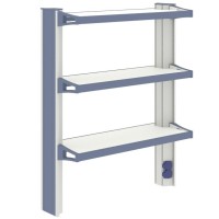 Стеллаж высокий к пристенному столу ЛАБ-PRO СТПв 90.27.105