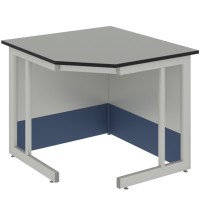 Стол угловой к низкому лабораторному столу ЛАБ-PRO СУ 90/65.90/65.75 TR