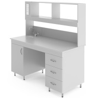 Химический лабораторный стол со столешницей из ЛДСП НВ-1500 ПЛХ