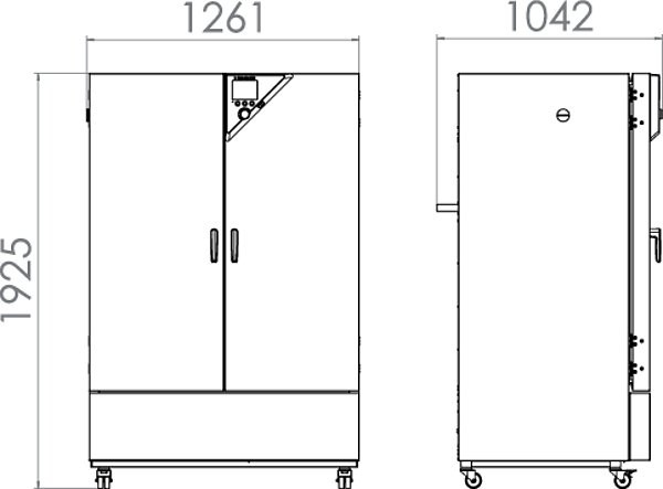 Термостат с охлаждением Binder KB 720, объём 698 литров