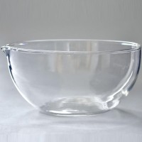 Чаша выпарительная 150 мм., стеклянная, с плоским дном, ТС