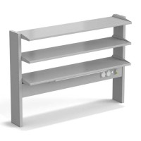 Стеллаж технологический пристенный ЭКРОС с тремя полками на 1200