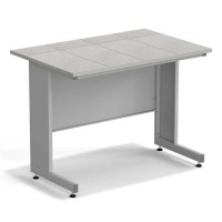 Стол пристенный ЭКРОС 1200х800х900 мм, раб. поверхность - КЕРАМИКА с ПВХ кромкой