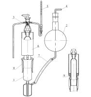 Прибор для определения содержания воздуха в вискозе исп.1