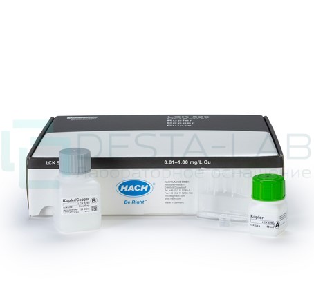 Кюветный тест Hach LCK 529 на Медь (Cu), 20 тестов