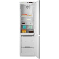 Холодильник комбинированный лабораторный ХЛ-340 ПОЗиС (270/130 л) с металлическими дверями