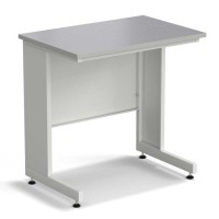 Стол пристенный ЭКРОС 900х600х900 мм, раб. поверхность - МОНОЛИТНЫЙ КЕРАМОГРАНИТ с ПВХ кромкой