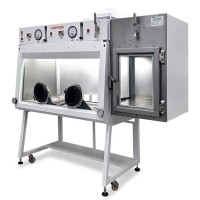 Бокс герметичный с линией подачи аргона в рабочую камеру и шлюз (2R-Q.705-12)