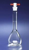 Колба мерная, 500 мл, класс А, БС, PTFE крышка 19, 6 шт./уп., 12 шт./кор., Pyrex (Corning)