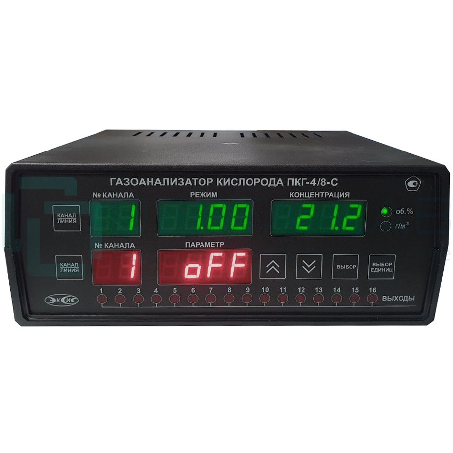Газоанализатор кислорода ПКГ-4 /8-С-К-8Р-8A