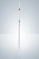 Пипетка градуированная Hirschmann 2 : 0.01 мл класс AS, светлое стекло, синяя градуировка, тип 3