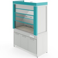 Металлический вытяжной шкаф без сантехники Теолаб ШВМ-1500 МОН-Комфорт