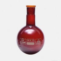 Колба круглодонная ISOLAB 500 мл, NS29/32, тёмное стекло