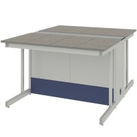 Стол островной низкий ЛАБ-PRO СОКн 120.150.75 KG