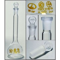 Колба 2-50-2 мерная, с пришлифованной пробкой 10/19