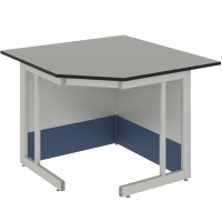 Стол угловой к низкому пристенному столу ЛАБ-PRO СУ 110/80.110/80.75 TR