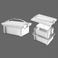 Контейнер полимерный для химической дезинфекции и транспортировки отработанных медицинских материалов и инструментов КДХТ-01 &quot;ЕЛАТ&quot;