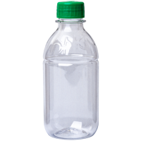 Бутылка круглая ЭКРОС 270 мл прозрачная с крышкой