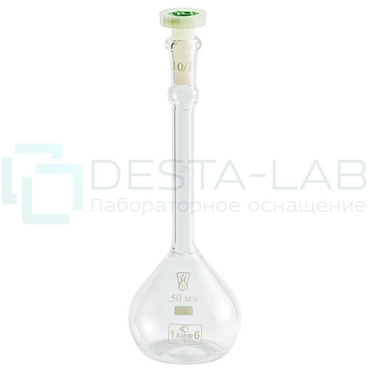 Пикнометр ПЖ-2-50 пластмассовая пробка