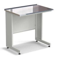 Стол пристенный ЭКРОС 900х600х900 мм, раб. поверхность - НЕРЖАВЕЮЩАЯ СТАЛЬ