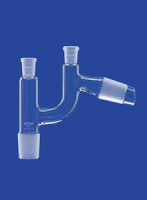 Насадка Кляйзена Lenz дистилляционная, две муфты NS14/23 и два керна NS19/26, угол 75°