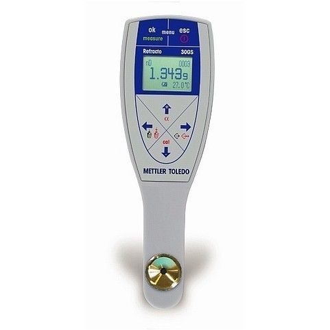 Рефрактометр, от 1,32 до 1,65 nD, портативный, сапфировая призма, Refracto 30GS, Mettler Toledo