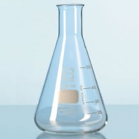 Колба Эрленмейера DURAN Group 1000 мл, узкогорлая, с градуировкой, стекло