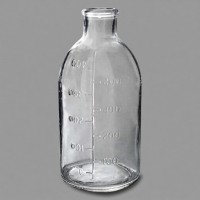 Бутылка стеклянная для крови, трансфузионных и инфузионных препаратов из стекла марки МТО вместимостью 450 см3 по ТУ 23.13.11-005-61651007-2017