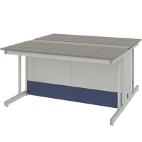 Стол островной низкий ЛАБ-PRO СОКн 150.150.75 KG