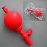 Груша резиновая с тремя клапанами