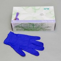 Перчатки-S нитриловые н/стерил, неопудренные, текстурир, SFM, Германия, уп.100 пар