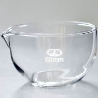 Чаша выпарительная 60 мм., стеклянная, с плоским дном, ТС
