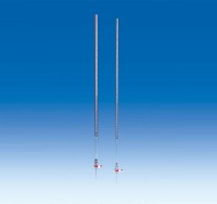 Бюретка VITLAB стеклянная с защитным пластиковым покрытием, 50 мл