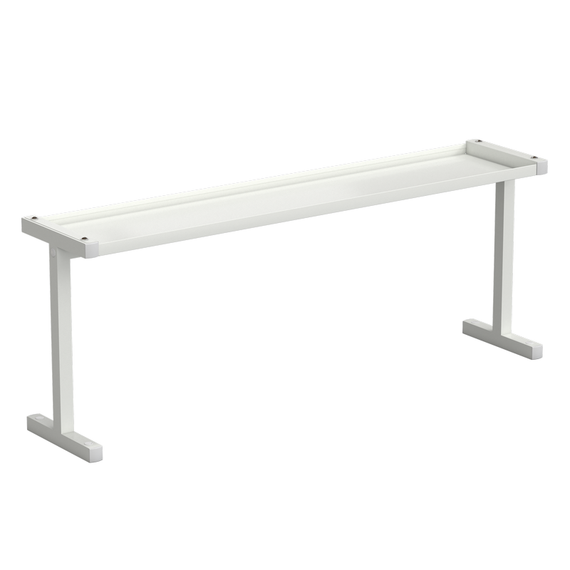 Полка для стола нижняя 1175x250x450 мм, белый металл