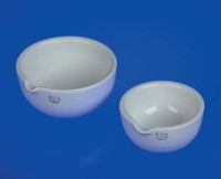 Ступка Haldenwanger 700 мл, глазурованная снаружи, фарфор