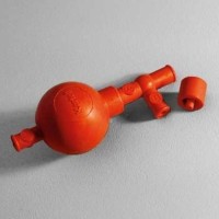 Груша резиновая с тремя клапанами и переходником, Kartell
