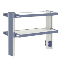 Стеллаж низкий к островному столу ЛАБ-PRO СТОн 90.40.70