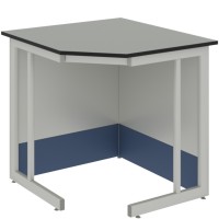Стол угловой к высокому лабораторному столу ЛАБ-PRO СУ 90/65.90/65.90 TR