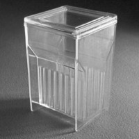 Кювета для приготовления микропрепаратов, на 8 стекол, тип Хеллендаля, 56*56*85, ПМП, инд. уп., Aptaca