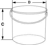 Контейнер Bochem с ручкой, 75 л, нержавеющая сталь