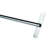 Перемешивающий элемент с плоской лопастью, 2 закрепленные лопасти, d 6 cм, длина 40 cм, нержавеющая сталь, DLab, Китай (аналоги: арт. 509-11000-00, Heidolph; арт. 9703, Bochem; арт. 9704, Bochem)