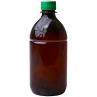 Бутылка круглая ЭКРОС 520 мл коричневая с крышкой