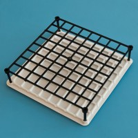 Штатив медицинский полимерный, для пробирок и криопробирок ШПК-64, на 64 гнезда, ячейка 18 мм., п/с